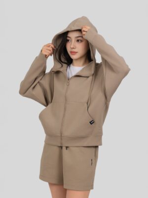 Áo Khoác Hoodie Nữ Airlayer ‘CHẠM” FW25 WOK 2080