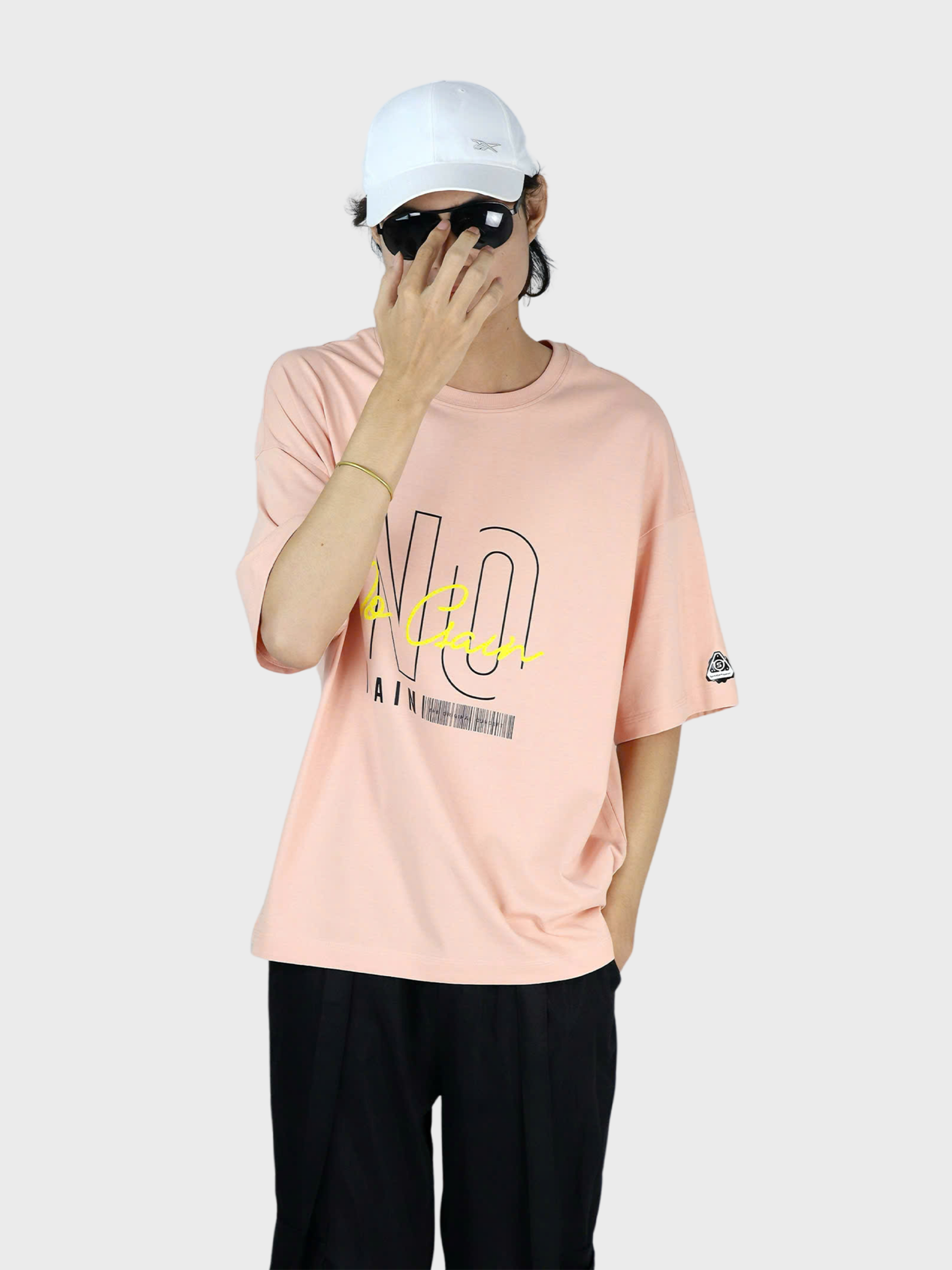 Áo Thun Couple Oversized No Pain No Gain Sgt014 - Ảnh 2