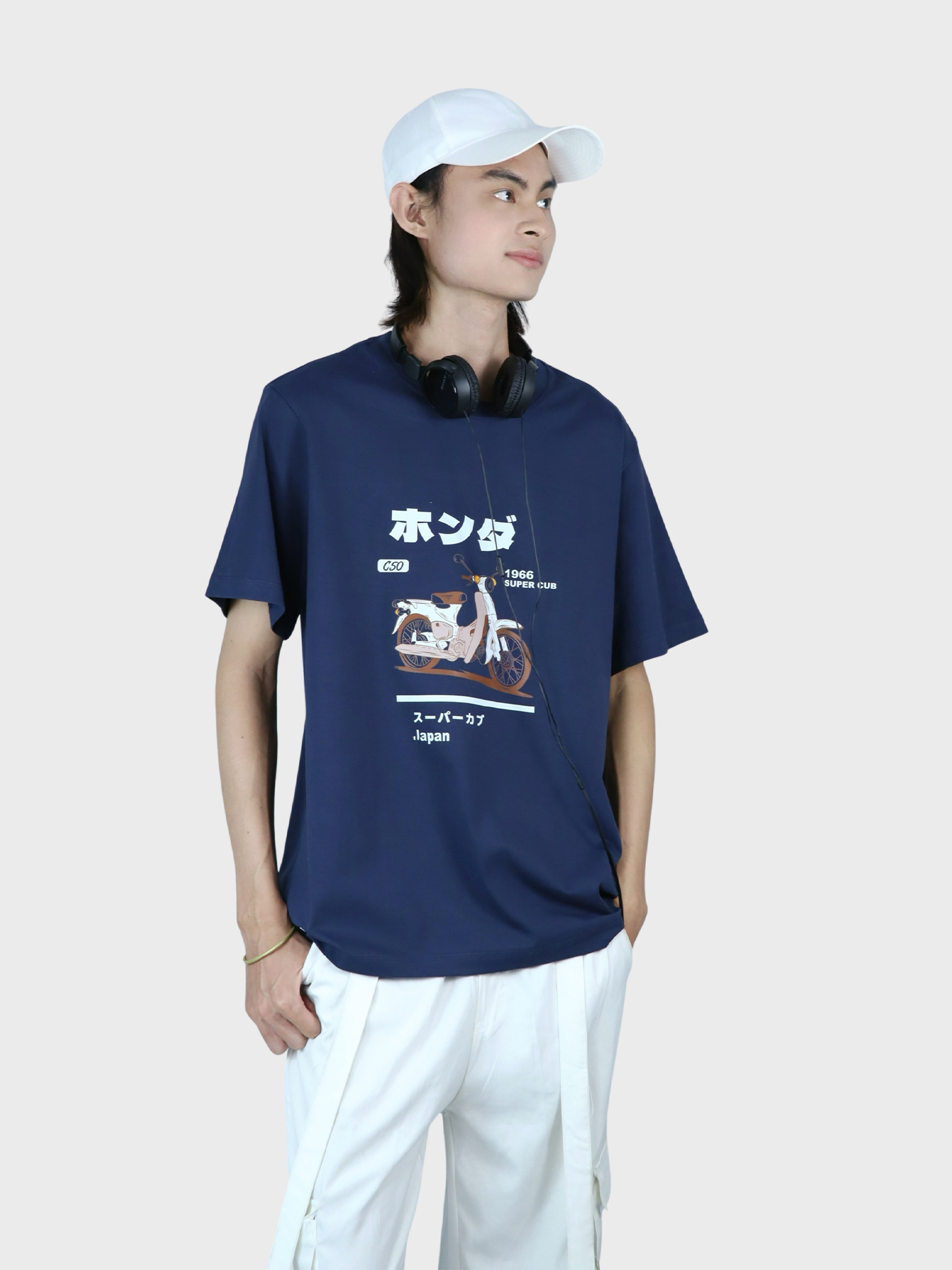 Áo Thun Couple Regular Honda Super Cub 1966 Sgt020 - Ảnh 4